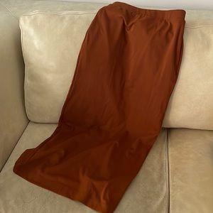 Mame Kurogouchi AIRism Cotton Slit Skirt